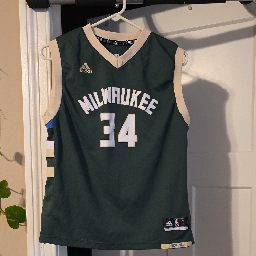 Adidas Giannis Milwaukee Bucks Jersey